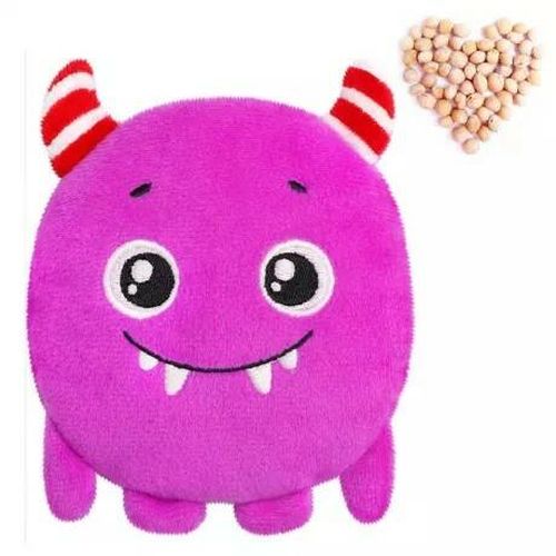 

Игрушка-грелка с вишнёвыми косточками Мякиши Монстрик Кис 669, Фиолетовый