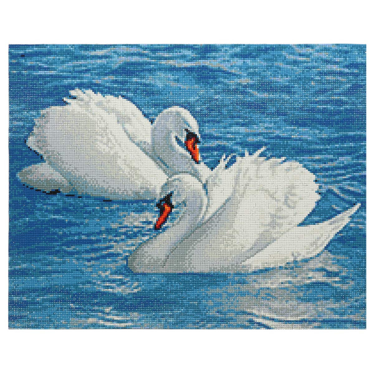 фото Алмазная мозаика cristyle лебеди