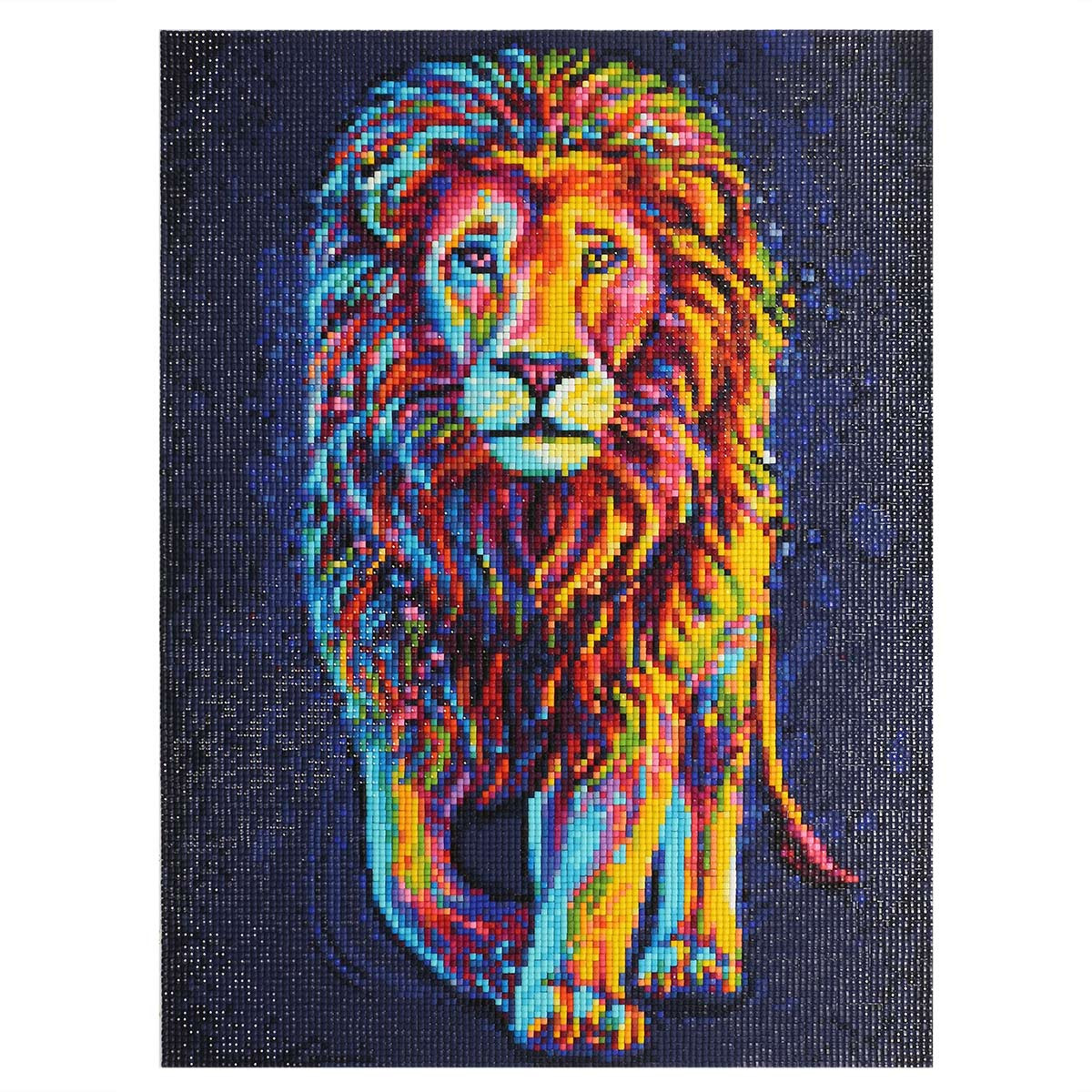 фото Алмазная мозаика cristyle лев