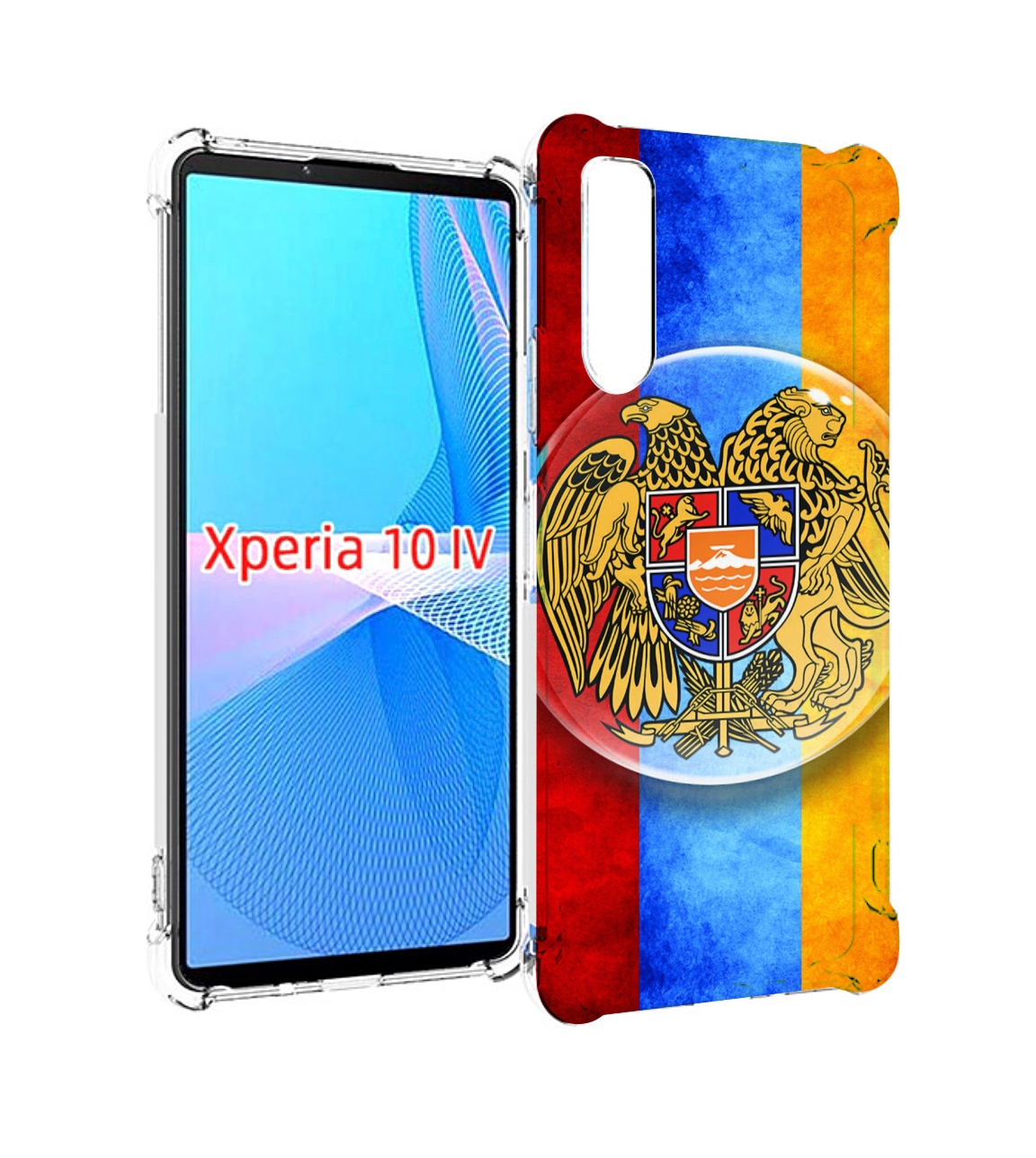 

Чехол MyPads герб флаг армении для Sony Xperia 10 IV (10-4), Прозрачный, Tocco