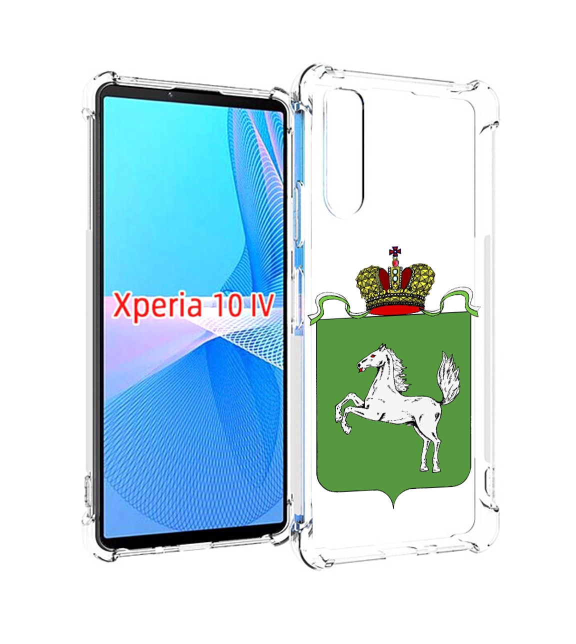 

Чехол MyPads герб томская область для Sony Xperia 10 IV (10-4), Прозрачный, Tocco