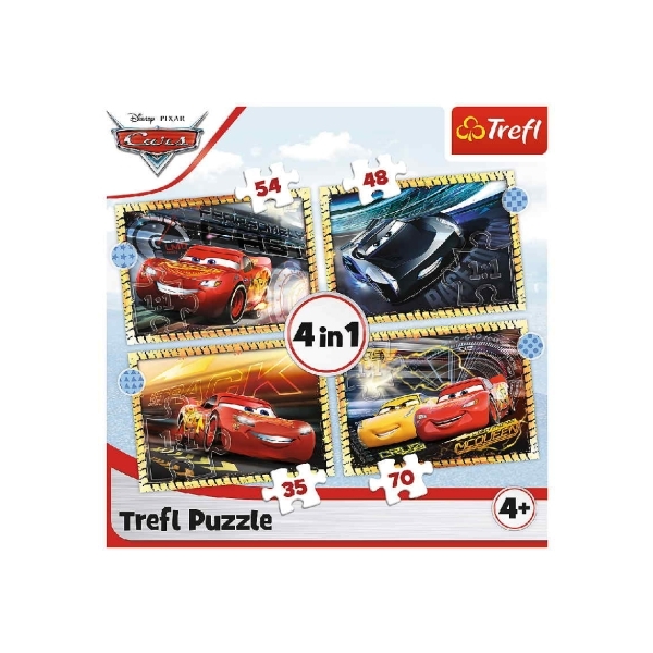 

Пазл Trefl 4 в 1 На старт, внимание, марш!