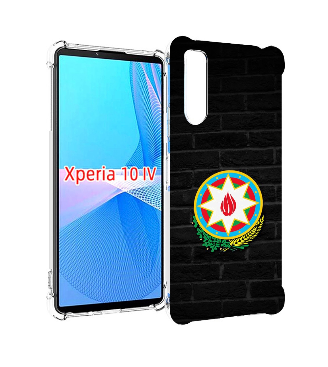 

Чехол MyPads герб азербаиджана для Sony Xperia 10 IV (10-4), Прозрачный, Tocco