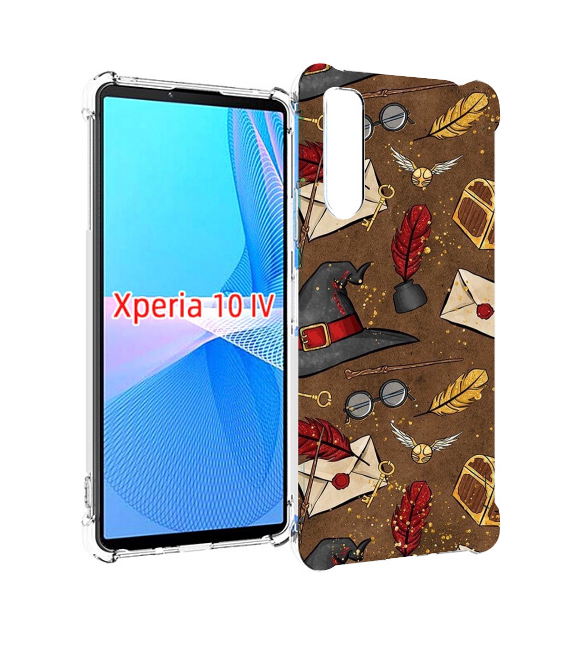 

Чехол MyPads гарри-поттер-вайб для Sony Xperia 10 IV (10-4), Прозрачный, Tocco