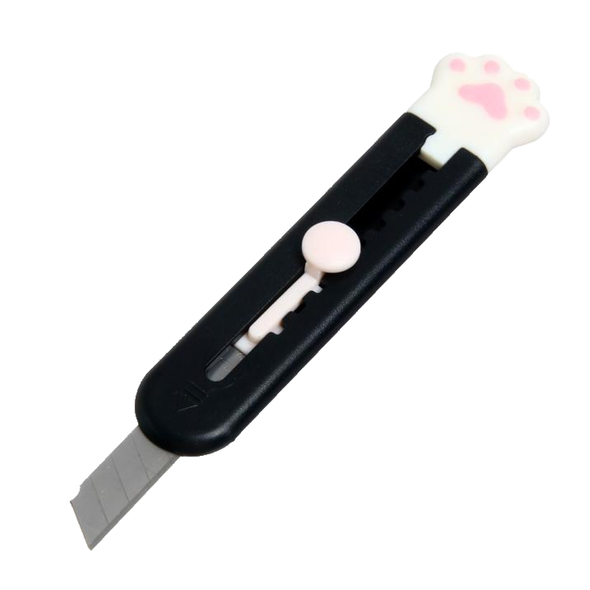 Канцелярский мини-нож Лапка, цвет черный, 9 мм