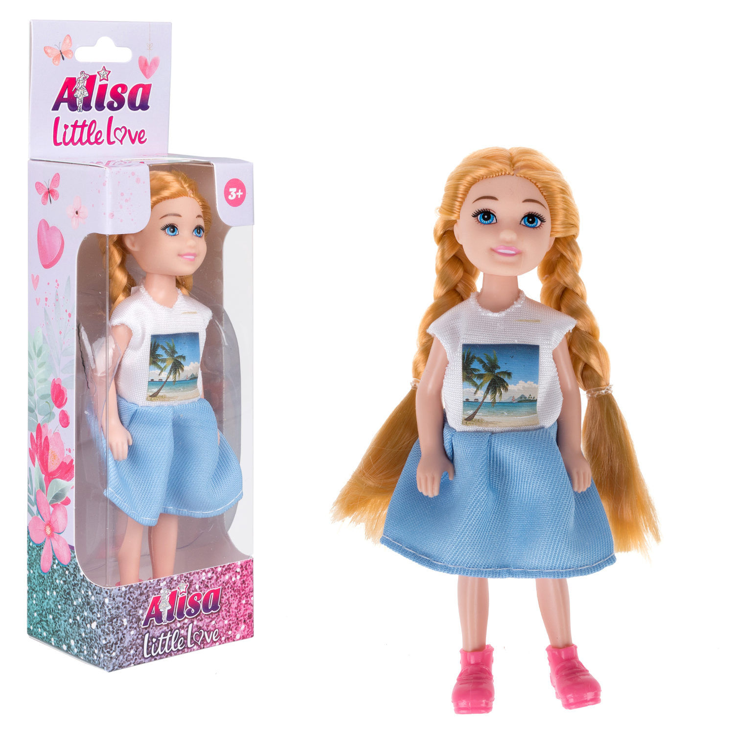 Кукла 1toy Alisa Little Love 152 см блонд с косич 264₽