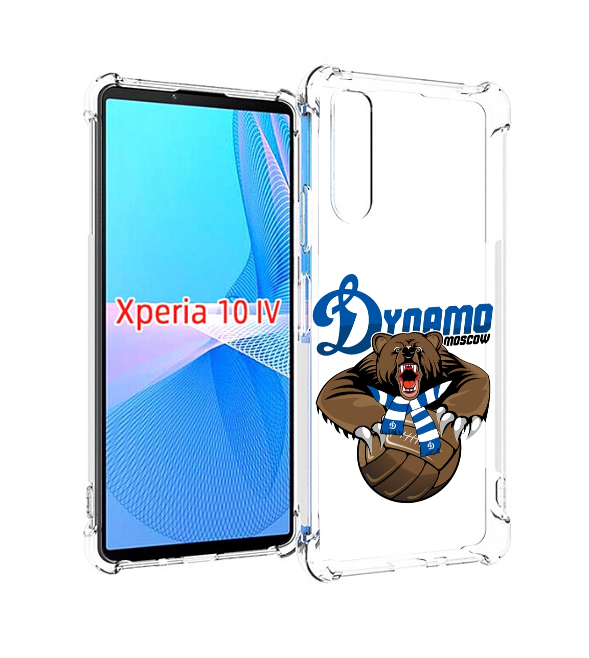 

Чехол MyPads ФК Динамо медведь для Sony Xperia 10 IV (10-4), Прозрачный, Tocco