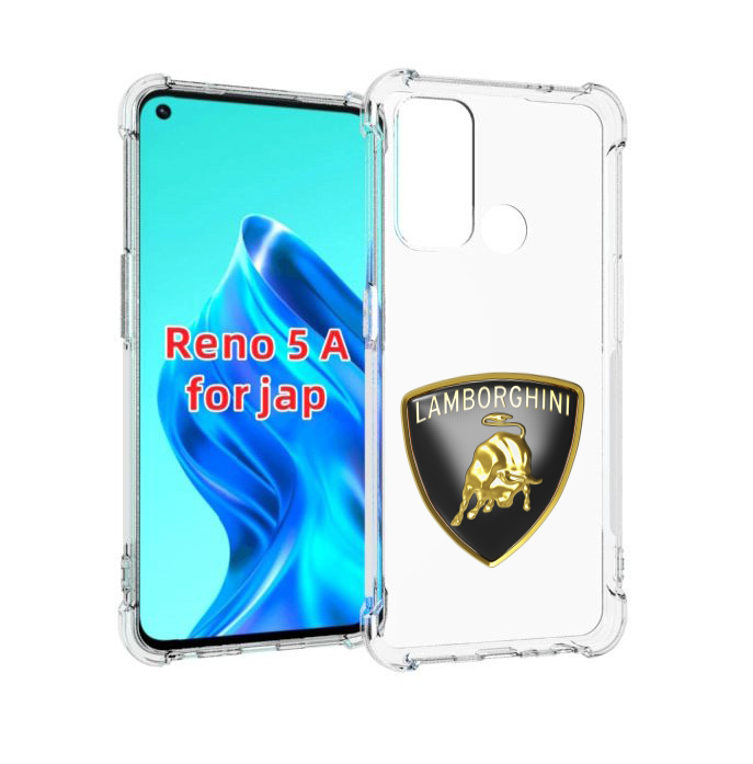 

Чехол MyPads ламборгини-lambo-6 мужской для Oppo Reno 5A, Прозрачный, Tocco
