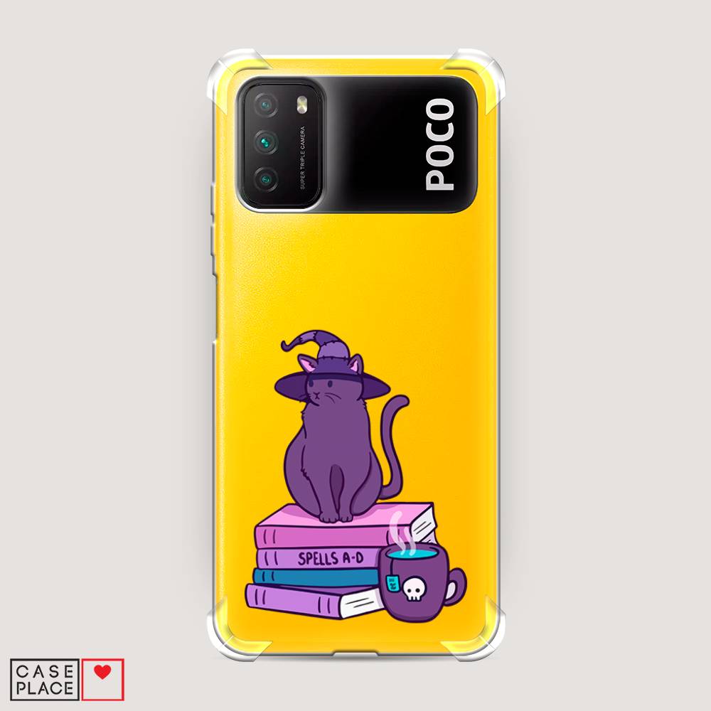 фото Противоударный силиконовый чехол "magic cat" на xiaomi poco m3 awog