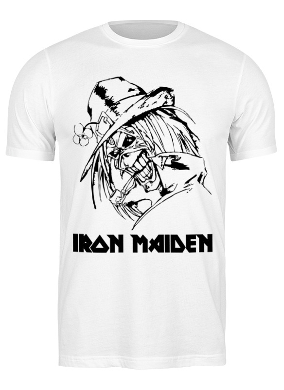 

Футболка мужская Printio Iron maiden белая S, Белый, Iron maiden