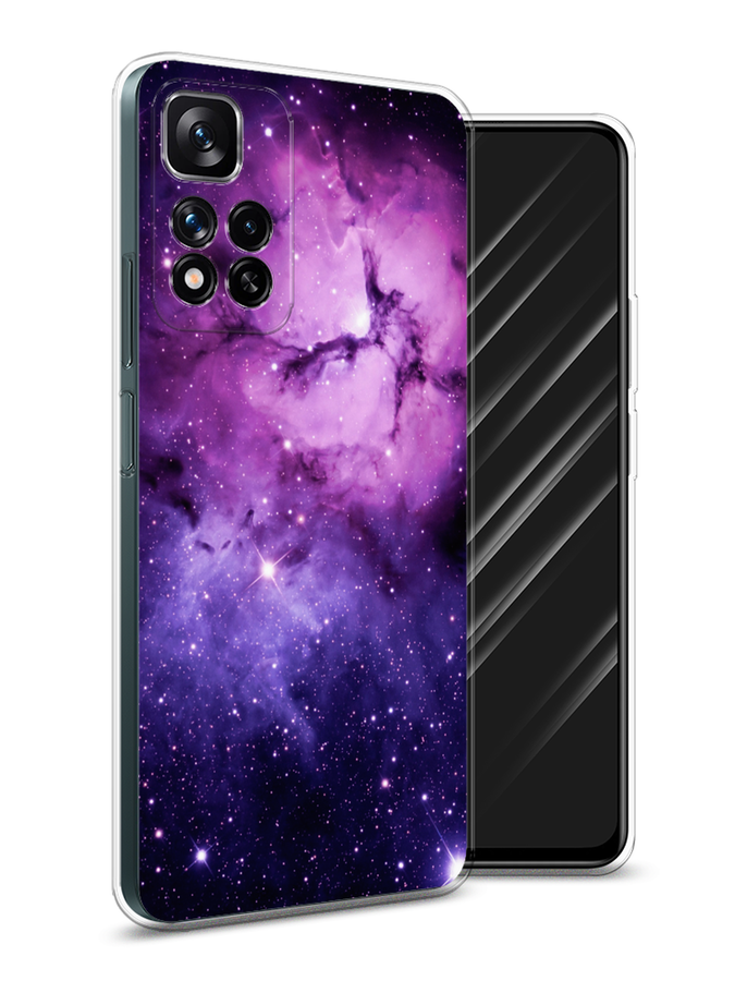 

Чехол Awog на Xiaomi Redmi Note 11 Pro Plus 5G "Космос 18", Разноцветный, 312150-4