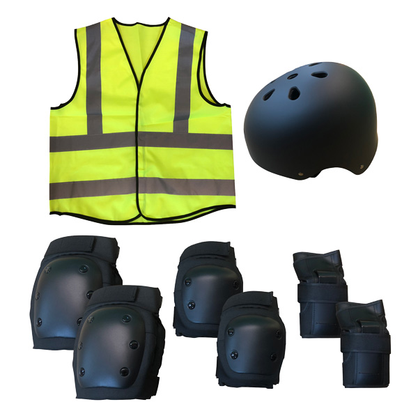 фото Комплект защиты iconbit protector kit; черный/желтый; l