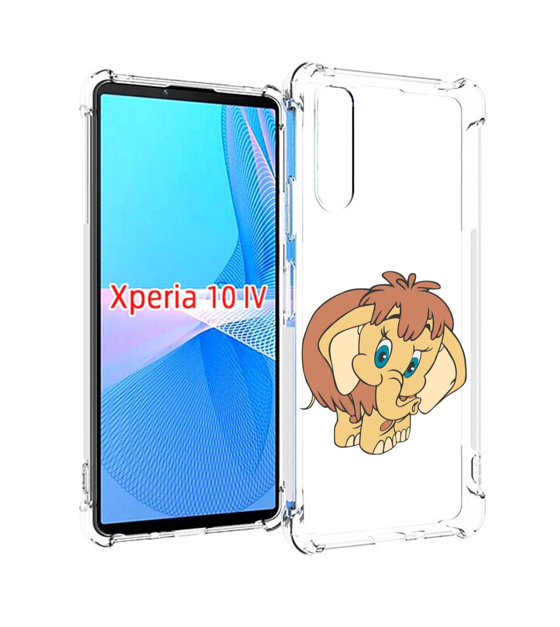 

Чехол MyPads волосатый-слоник детский для Sony Xperia 10 IV (10-4), Прозрачный, Tocco