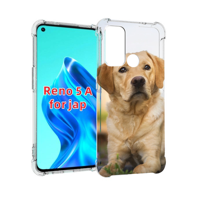 

Чехол MyPads лабрадор ретривер для Oppo Reno 5A, Прозрачный, Tocco