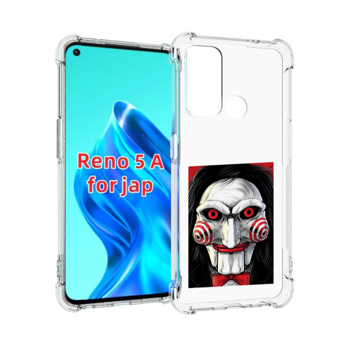 

Чехол MyPads кукла из пилы для Oppo Reno 5A, Прозрачный, Tocco