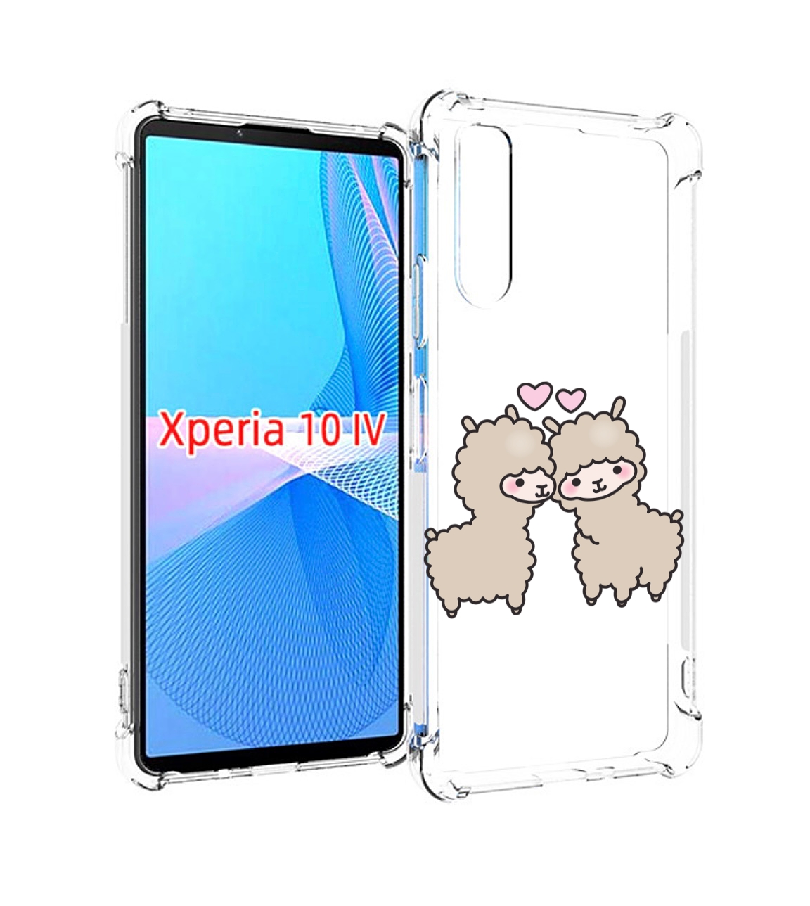 

Чехол MyPads влюбленные-барашки для Sony Xperia 10 IV (10-4), Прозрачный, Tocco