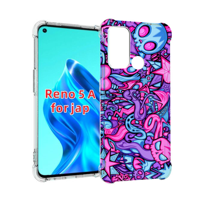 

Чехол MyPads крутой-паттерн для Oppo Reno 5A, Прозрачный, Tocco