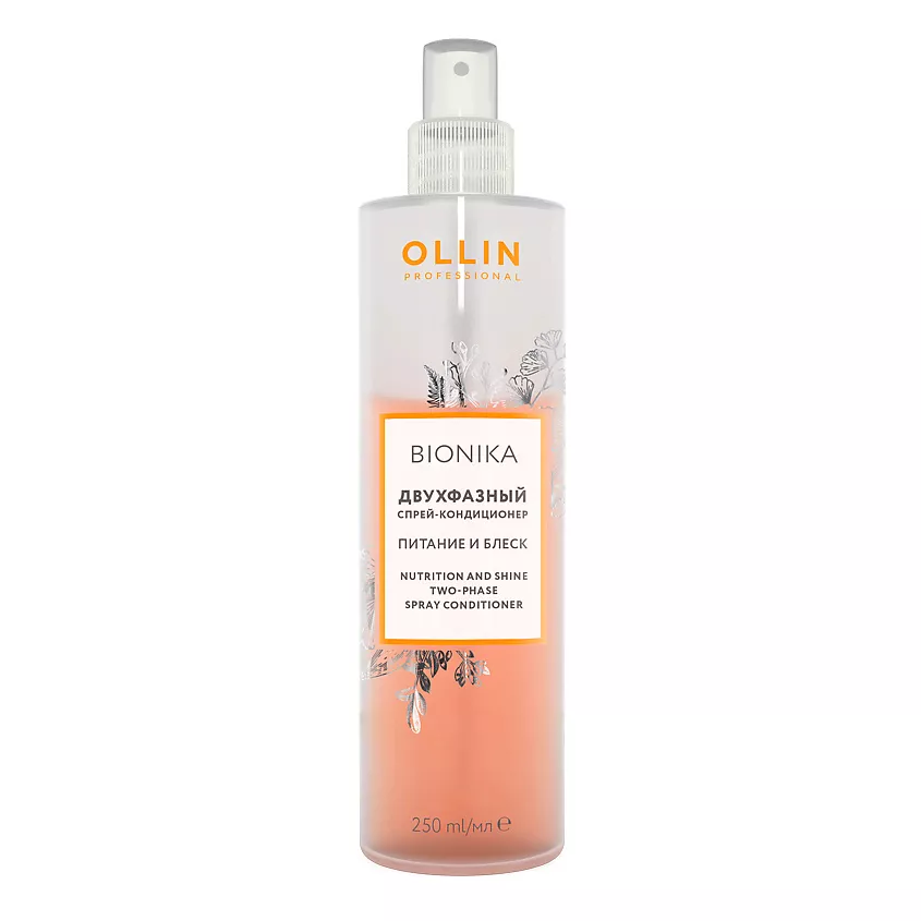 

Кондиционер для волос Ollin Professional BioNika Two-Phase Spray-Conditioner 250 мл, Two-Phase Spray-Conditioner