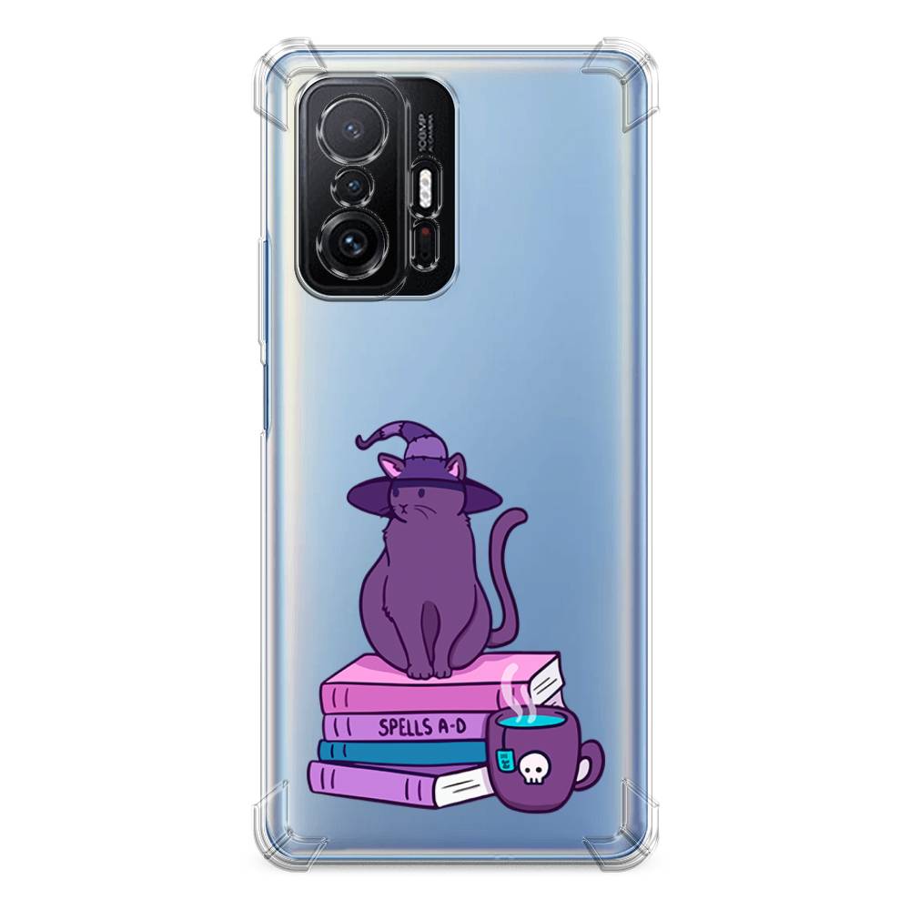 

Противоударный силиконовый чехол "Magic Cat" на Xiaomi Mi 11T, Разноцветный, 311251-1