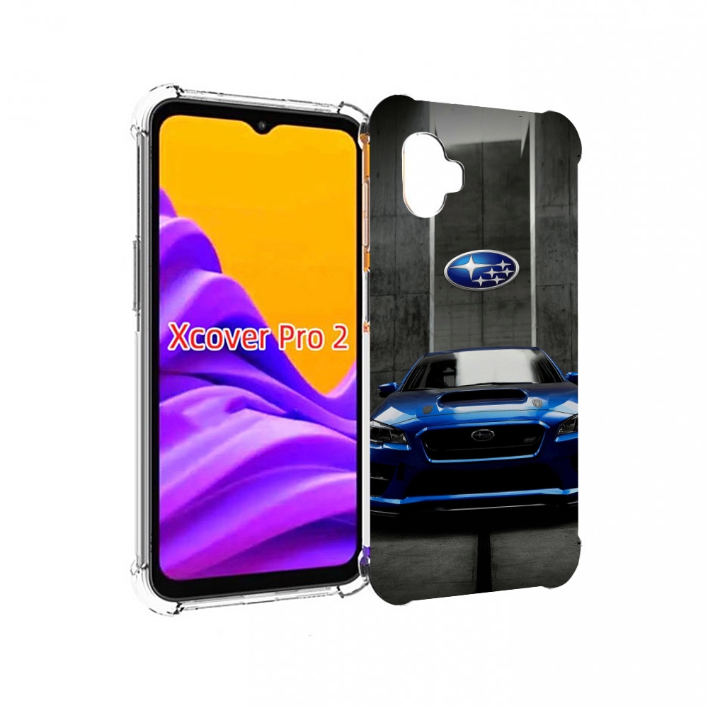 Чехол MyPads subaru 1 мужской для Samsung Galaxy Xcover Pro 2