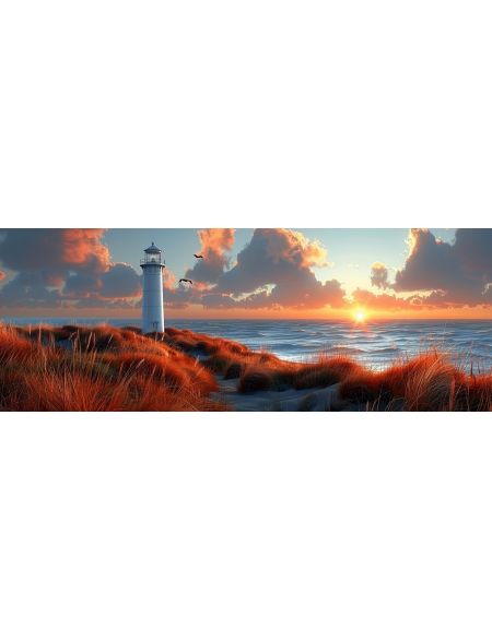 

Алмазная мозаика на подрамнике Маяк, 90x30 см, 50 цветов, 86959, ПНА-070