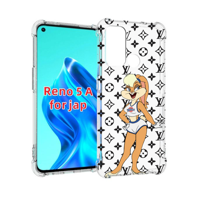 

Чехол MyPads красивый-принт-на-чехол женский для Oppo Reno 5A, Прозрачный, Tocco