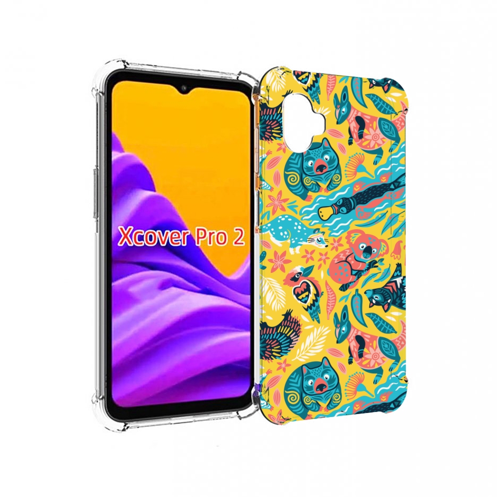 

Чехол MyPads seamless-pattern для Samsung Galaxy Xcover Pro 2, Прозрачный, Tocco