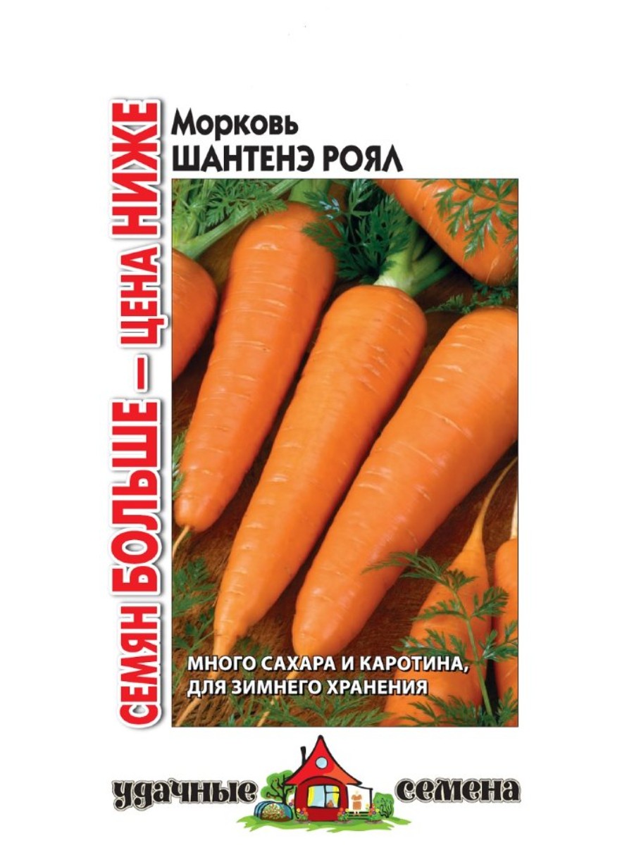 

Семена Удачные семена Морковь Шантенэ Роял 10 упаковок по 4 гр.