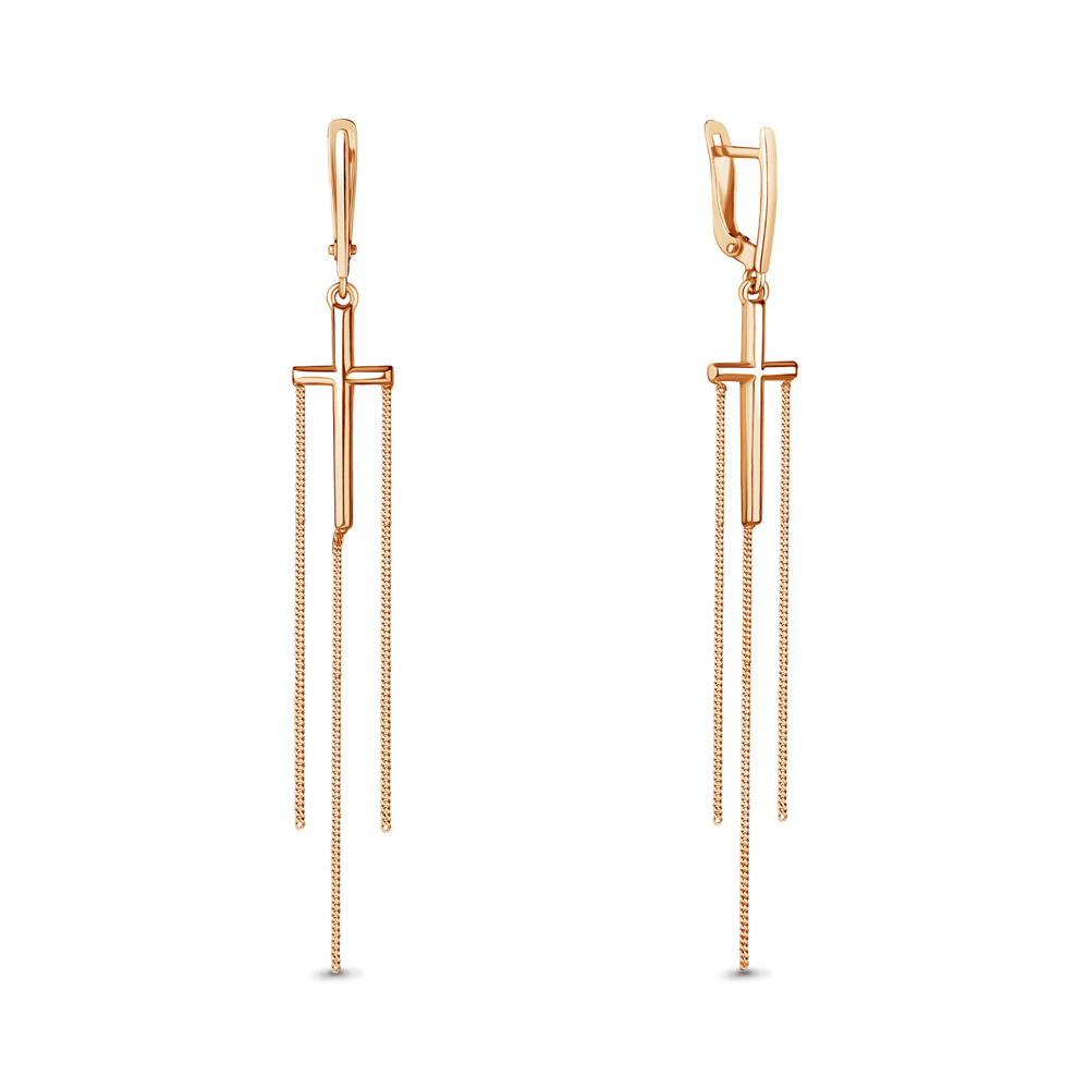 

Серьги шандельеры из серебра Aquamarine 33926_925_з, 33926_925_з