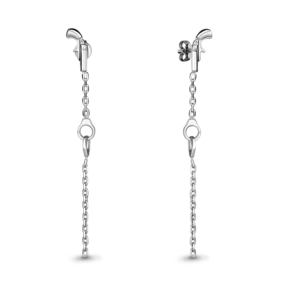 

Серьги из серебра Aquamarine 33924_925_р, 33924_925_р