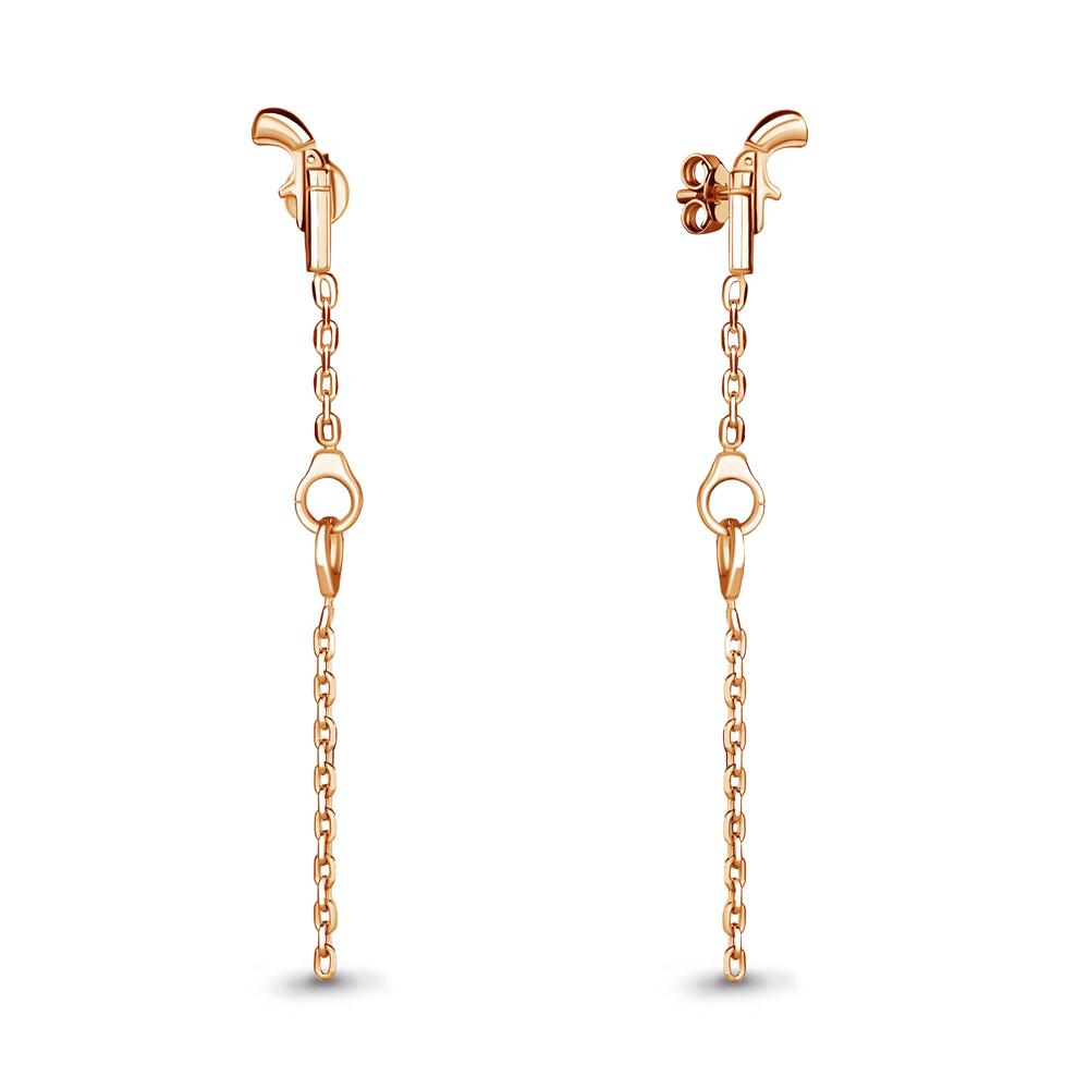 

Серьги из серебра Aquamarine 33924_925_з, 33924_925_з