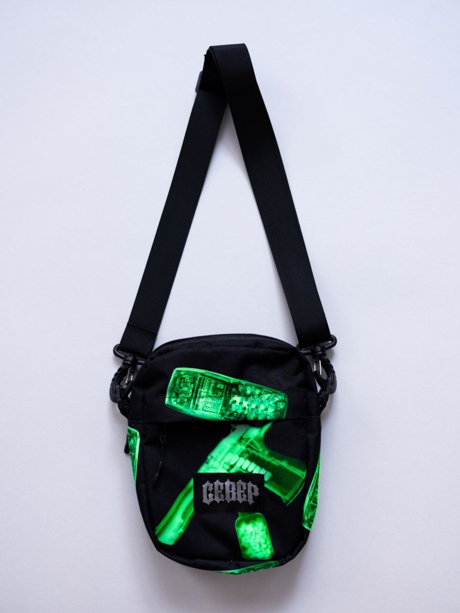 

Сумка унисекс Severclothing B-Xray, зеленый, Черный, B-Xray