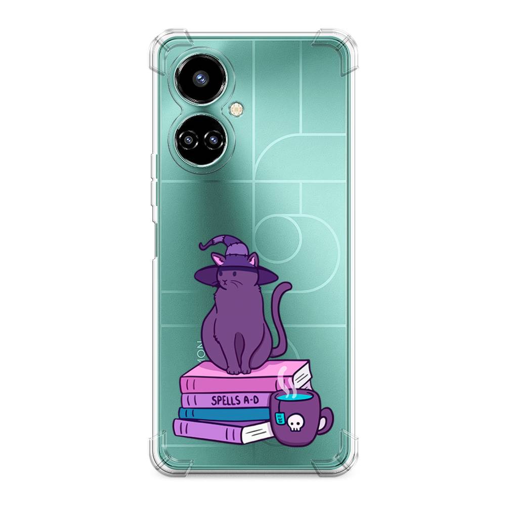 фото Противоударный силиконовый чехол "magic cat" на tecno camon 19 awog