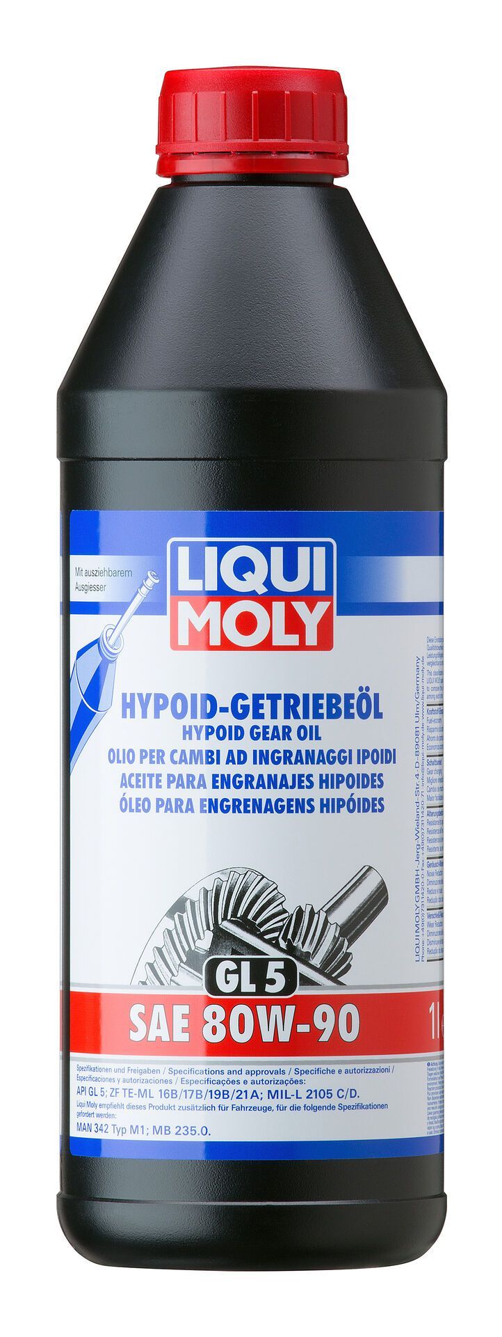 

Трансмиссионное масло LIQUI MOLY 4406 80W-90