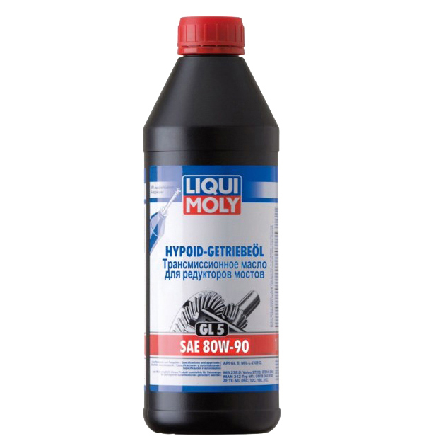 фото Масло трансмиссионное hypoid-getriebeoil 80w-90 (1l) gl-5 man 342 typ m1 zf te-ml 16b, 1 liqui moly