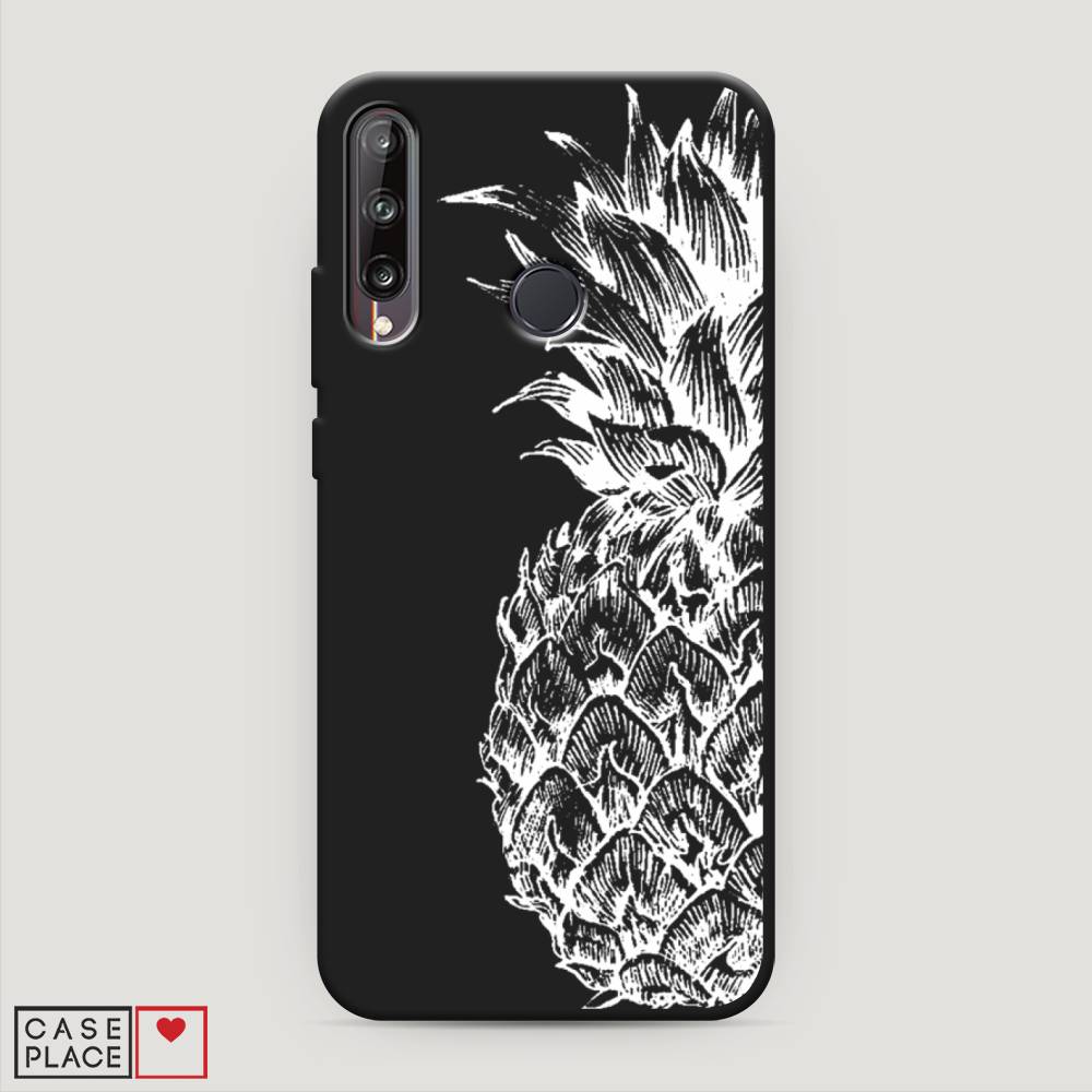 

Чехол Awog на Huawei Y7p "Ананас графика белая", Белый, 6103352-1