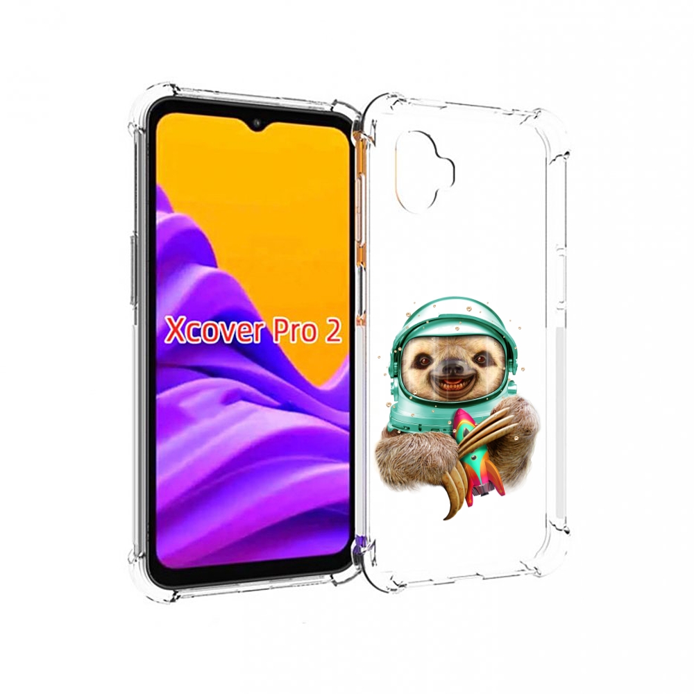 

Чехол MyPads Ленивец астронавт для Samsung Galaxy Xcover Pro 2, Прозрачный, Tocco