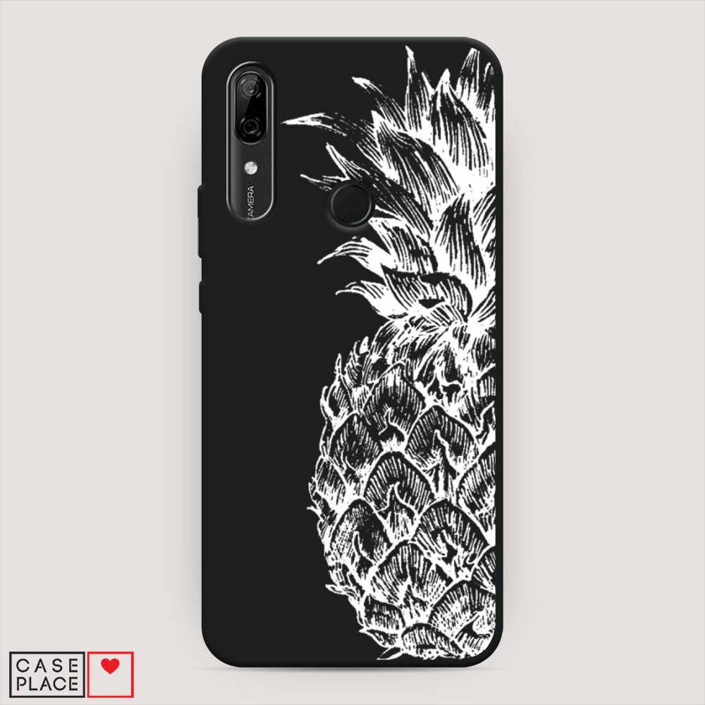 

Чехол Awog на Huawei P Smart Z "Ананас графика белая", Белый, 69452-1