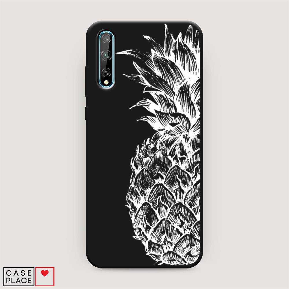 

Чехол Awog на Huawei P Smart S "Ананас графика белая", Белый, 6103552-1