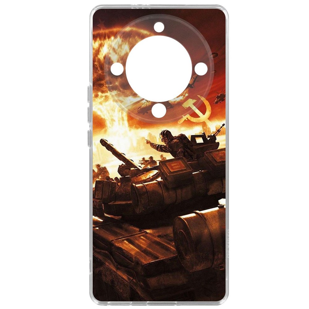 

Чехол-накладка Krutoff Clear Case Красная Угроза для Honor Magic 5 Lite, Прозрачный
