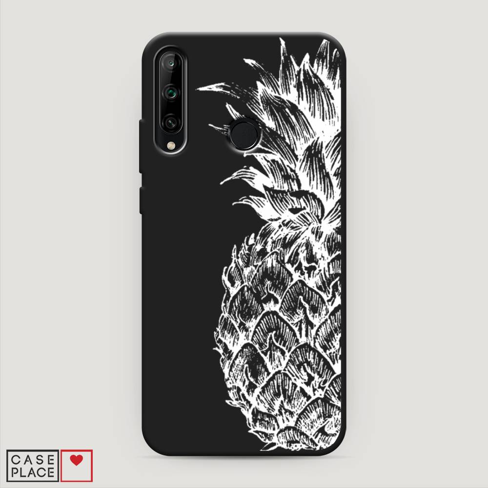 

Чехол Awog на Honor 9C "Ананас графика белая", Белый, 612552-1