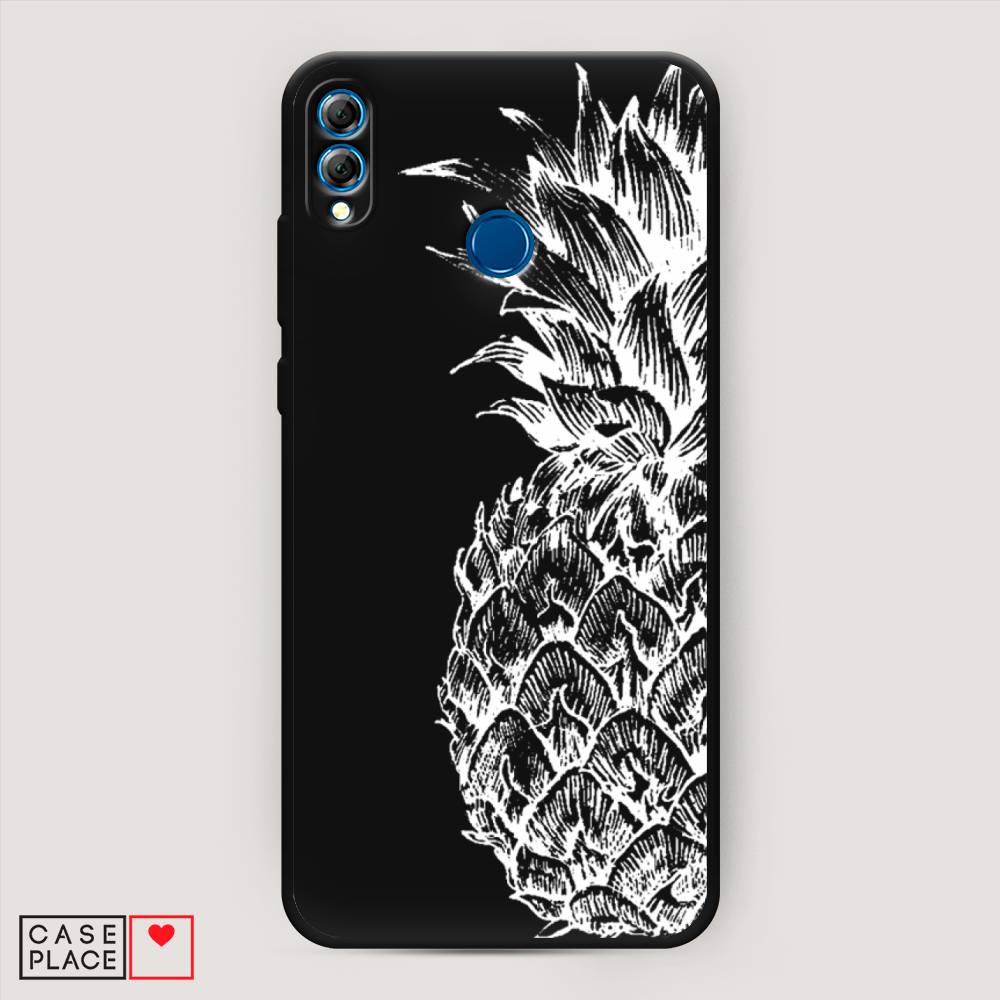 

Чехол Awog на Honor 8X "Ананас графика белая", Белый, 66752-1
