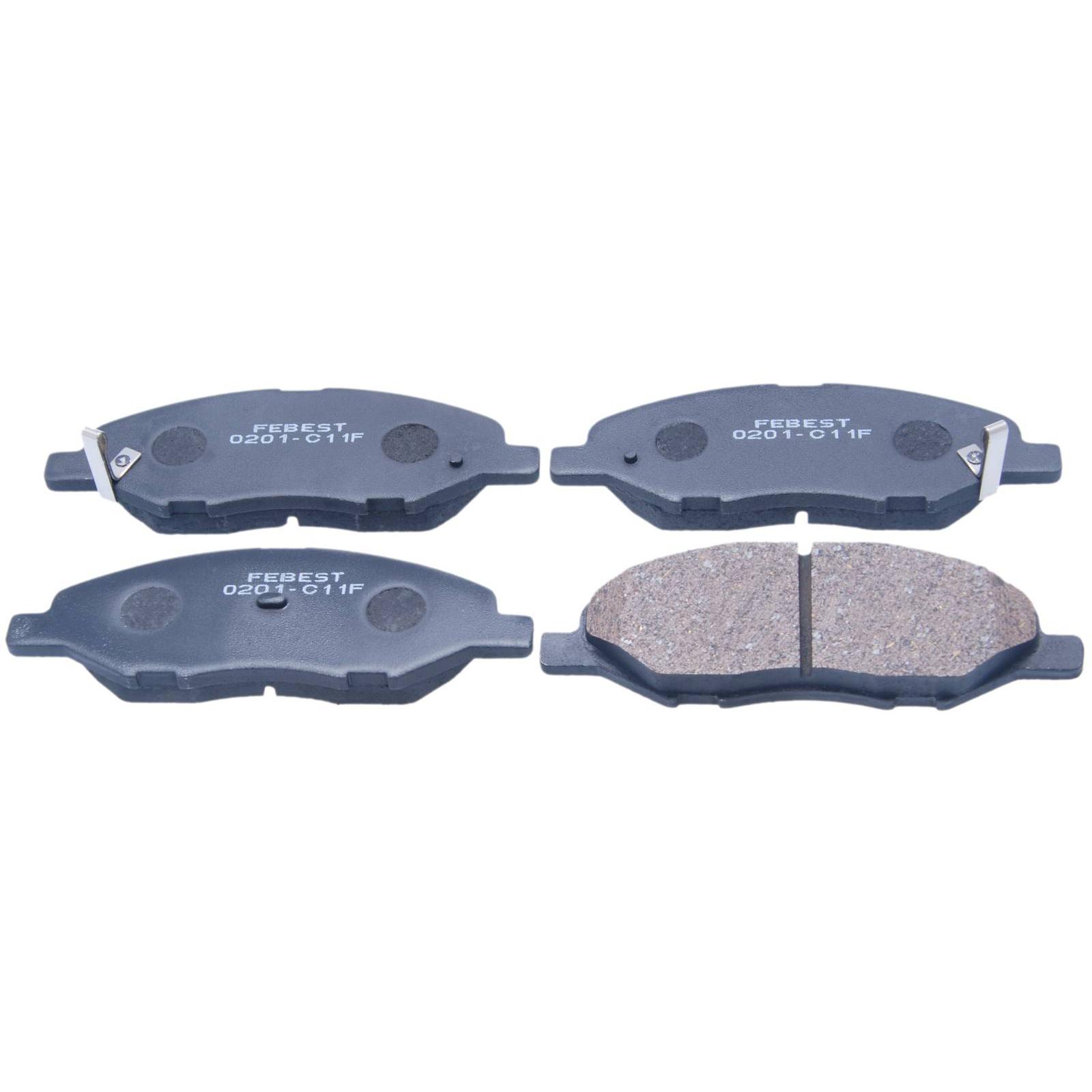 

Колодки Тормозные Дисковые 0201-С11F FEBEST 0201c11f