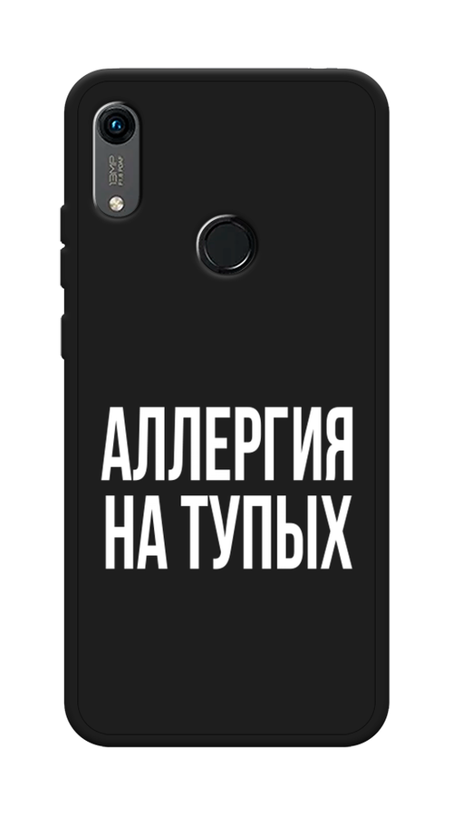 

Чехол Awog на Huawei Y6 2019 "Аллергия для тупых", Прозрачный;бежевый, 68652-1