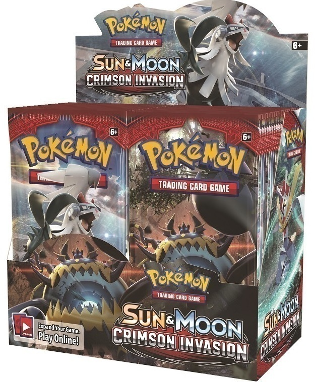 

Дополнение Nintendo для Pokemon ККИ, Sun&Moon Дисплей бустеров Crimson Invasion, на англ.