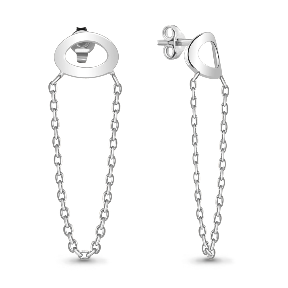 

Серьги из серебра Aquamarine 33919_925_р, 33919_925_р