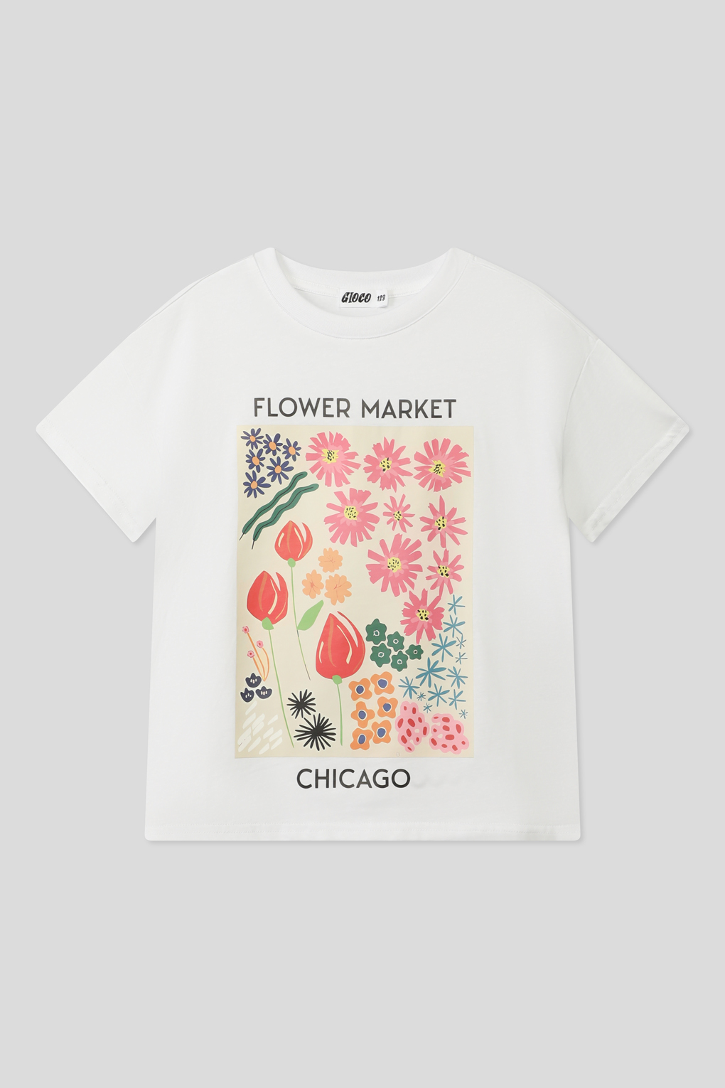 

Футболка детская GIOCO G240412345CD-002 белый, белый, 128, G240412345CD-002 белый