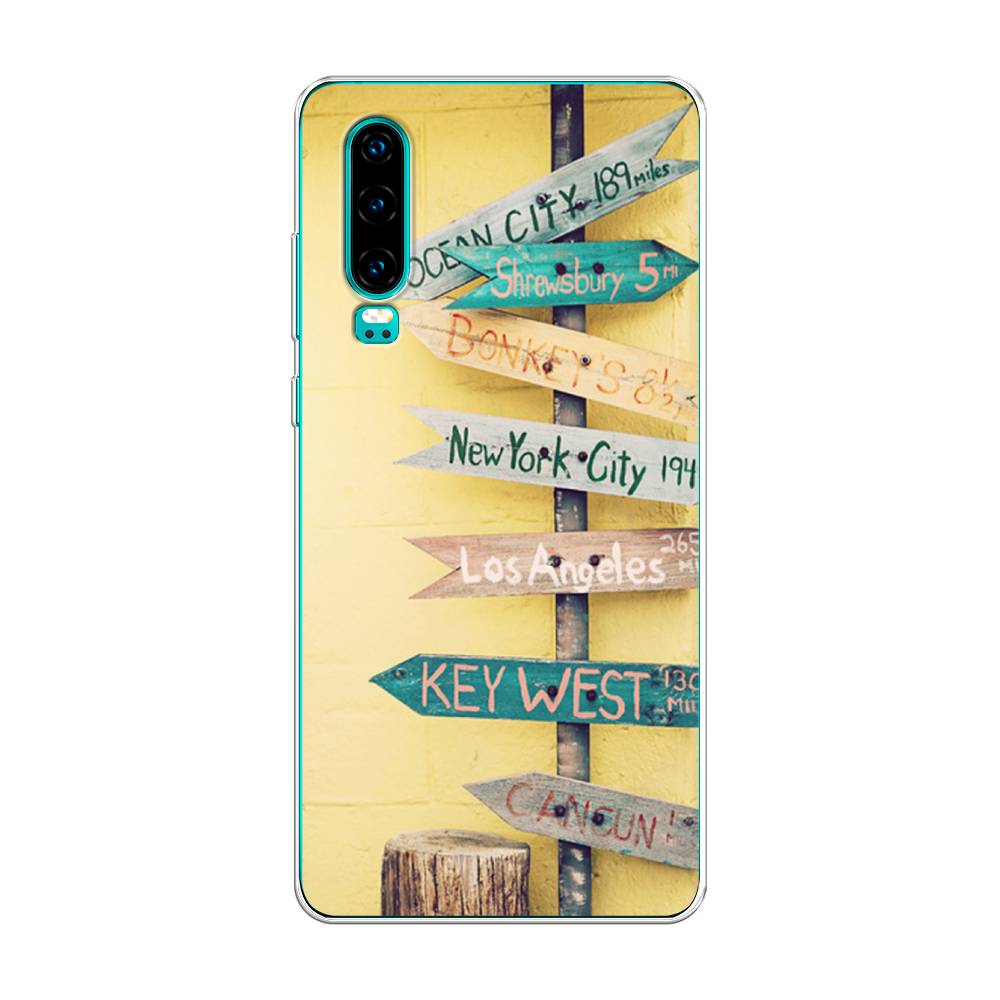 

Чехол Awog на Huawei P30 "Нулевой километр", Желтый, 68550-4
