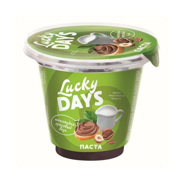 Паста Lucky Days ореховая с какао 350 г