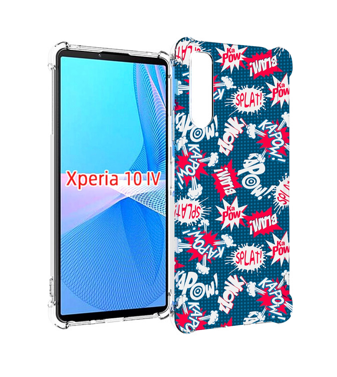 

Чехол MyPads взрывной-принт для Sony Xperia 10 IV (10-4), Прозрачный, Tocco